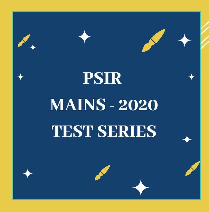 Political Science Mains 2020 Test Series