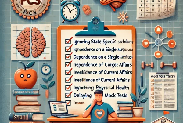 7 Common Mistakes in State PCS Exams to Avoid and how to Prepare for State PCS Optional and state pcs in 30 days