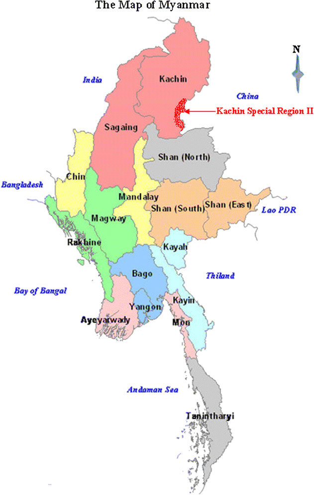 A map of the country Description automatically generated