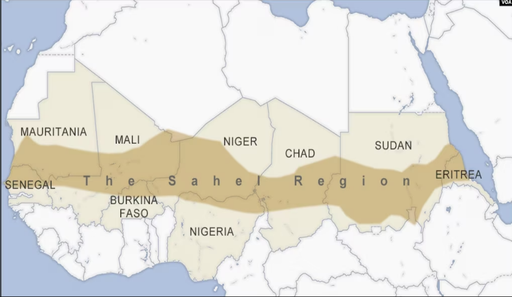 A map of the region Description automatically generated