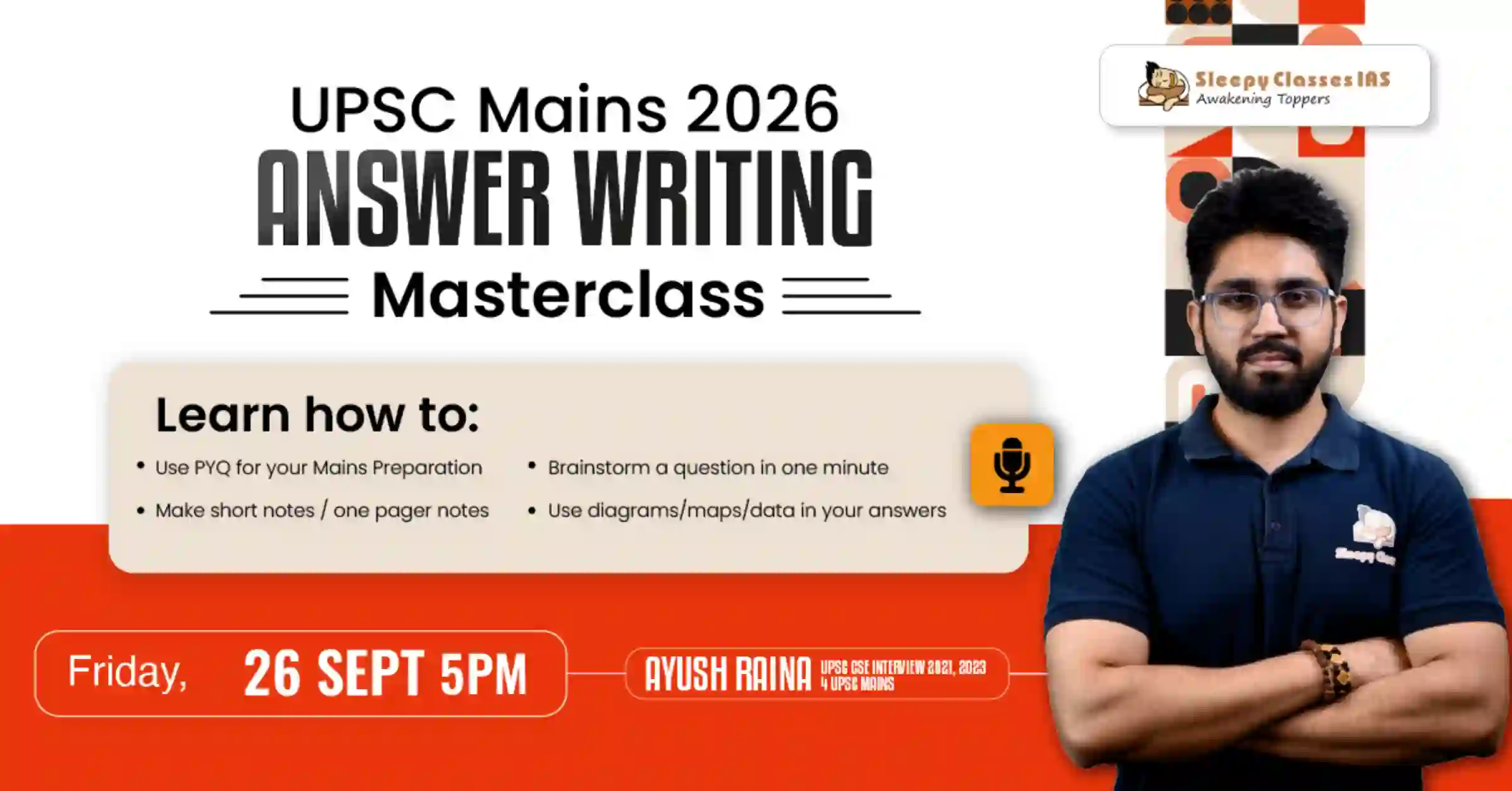 UPSC Mains 2026 Answer Writing Workshop 1 svg+xml;charset=utf