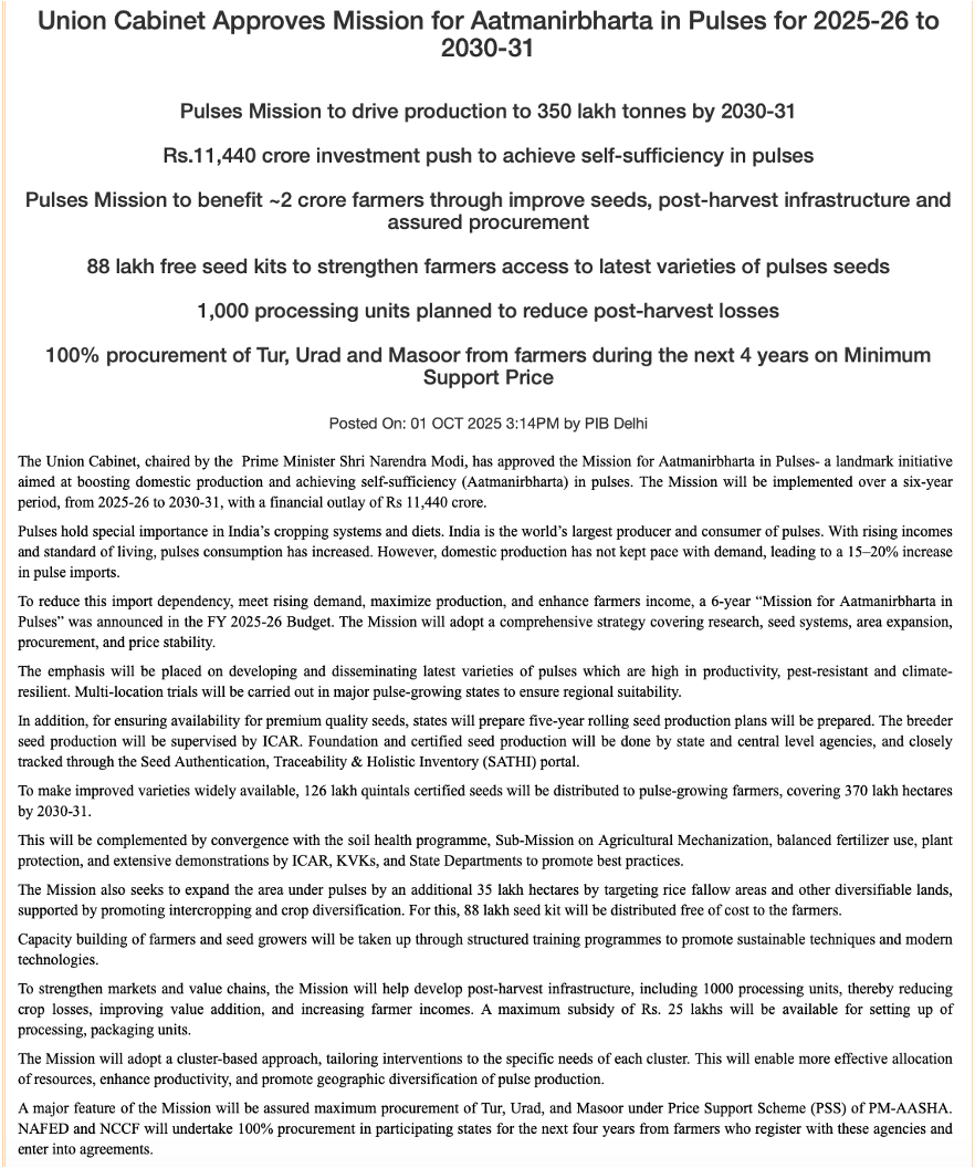 Daily Current Affairs UPSC: News Based MCQs Quiz | 10th October 2025 4 word image 44295 3